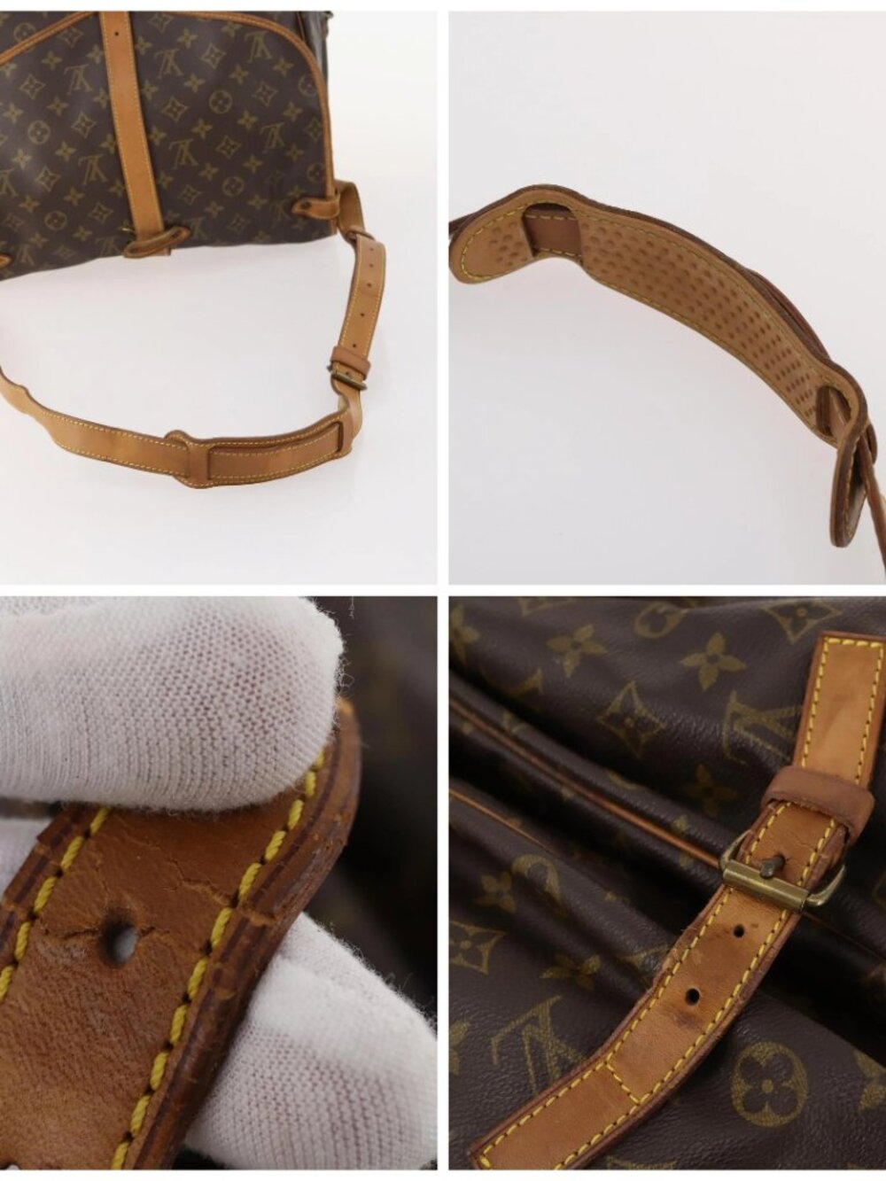 LOUIS VUITTON Monogram Saumur 35 Shoulder Bag M42254 LV Auth bs33561 - Picture 16 of 16